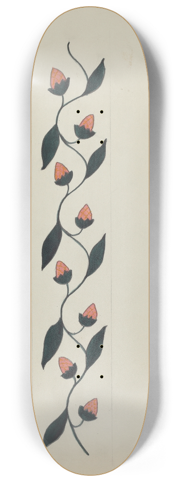 Mildred Prince - Silk Applique Quilt 8.25 inch art skate deck