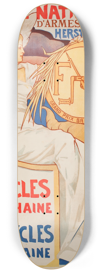 mile Berchmans - Fabrique Nationale Darmes De Guerre 8.25 inch art skate deck