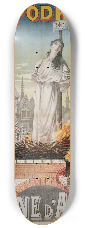 mile Lvy - JEANNE DARC 8.25 inch art skate deck