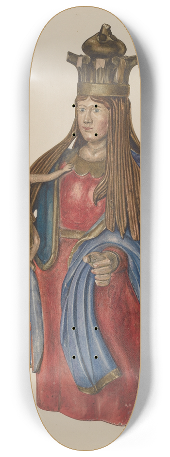 Milton Bevier - Virgin and Child 8.25 inch art skate deck