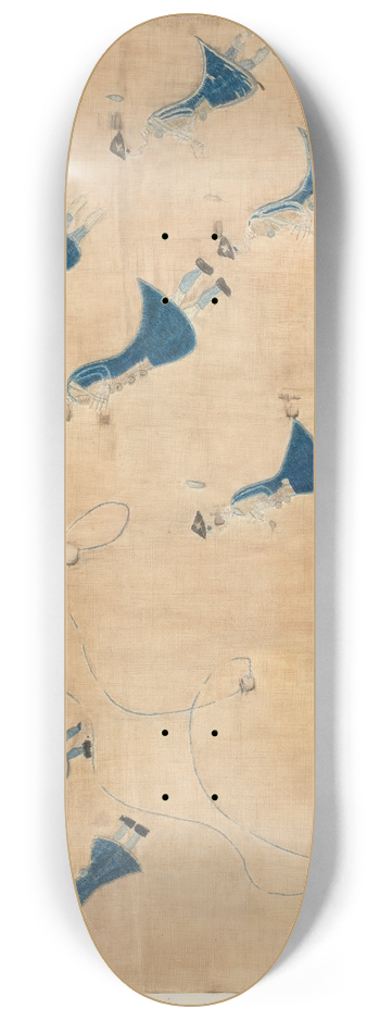 Mina Greene - Minute Men Valance 8.25 inch art skate deck