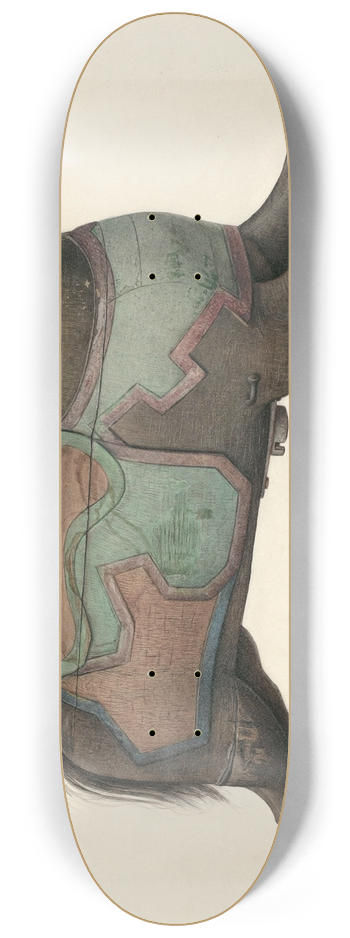 Mina Lowry - Carousel Horse 8.25 inch art skate deck