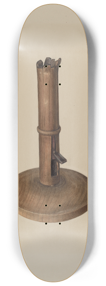 Mina Lowry - Cherry Candlestick 8.25 inch art skate deck