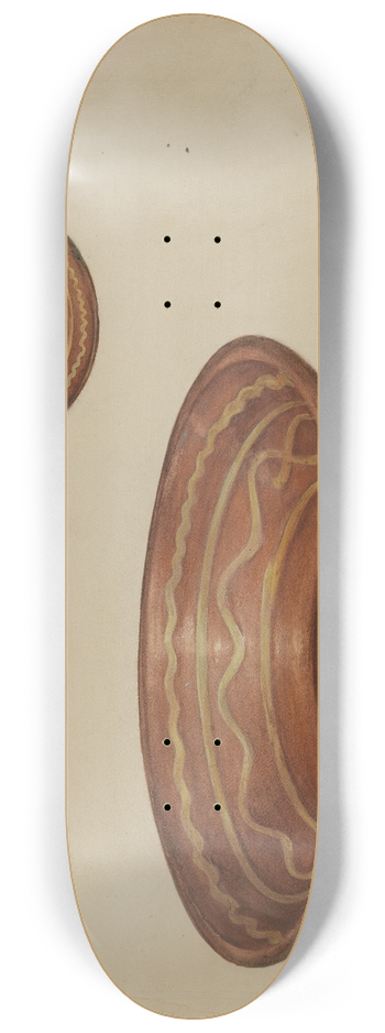 Mina Lowry - Pa. German Pie Plate 8.25 inch art skate deck