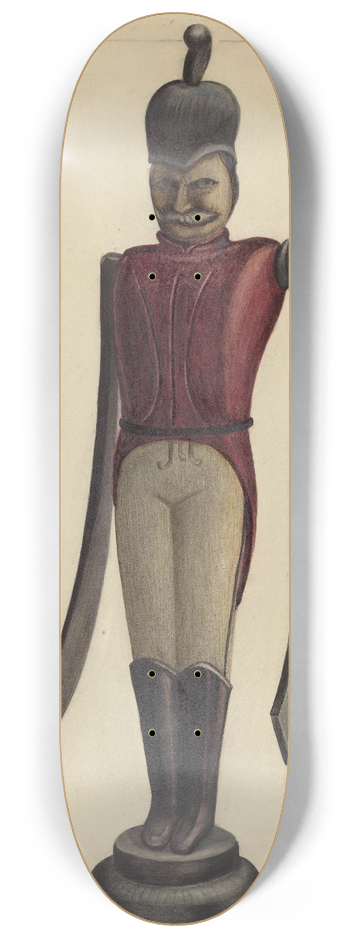 Mina Lowry - Whirligig  Hessian Soldier 8.25 inch art skate deck