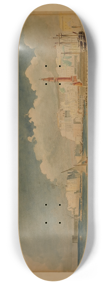 Miner Kilbourne Kellogg - Naples From The Moli 8.25 inch art skate deck