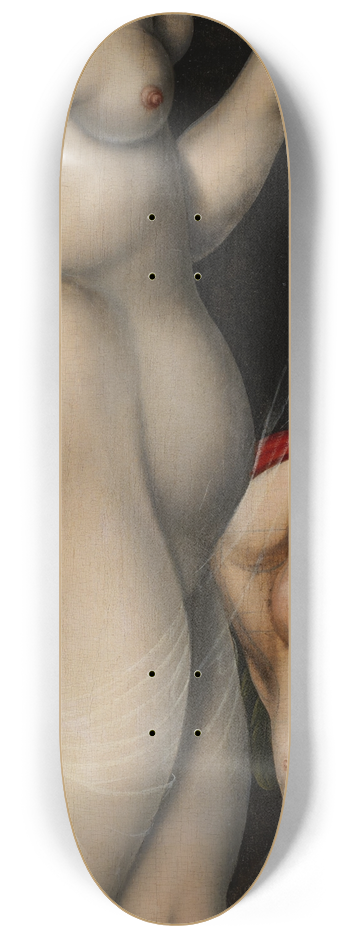Monogrammist HB with the Griffin's Head - Venus and Cupid 8.25 inch art skate deck