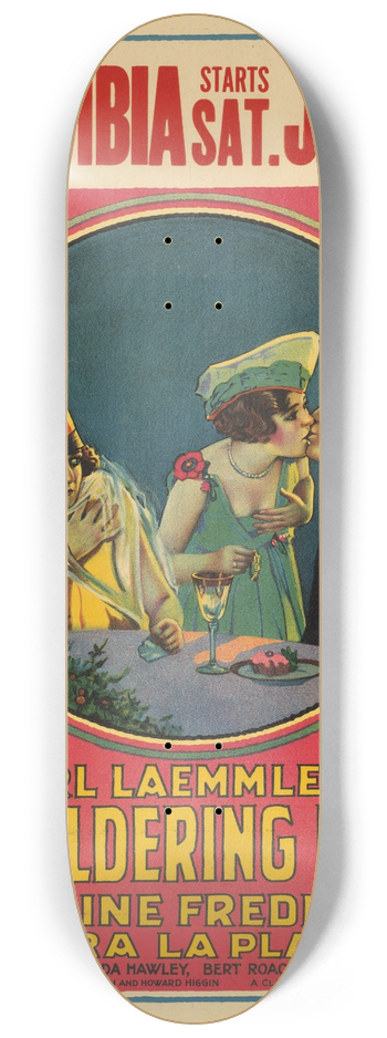 Morgan Litho Co. - Smouldering fires 8.25 inch art skate deck