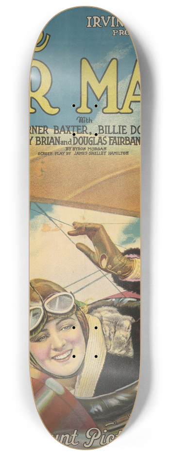 Morgan Litho Co. - The air mail 8.25 inch art skate deck