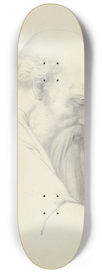 Moritz Daniel Oppenheim - Der Heilige Hieronymus aus Raffaels Disputa 8.25 inch art skate deck