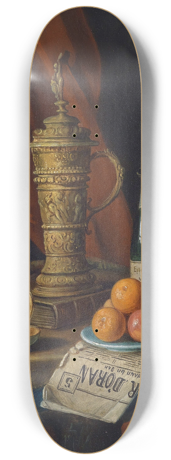 Moritz Mansfeld - Stillleben Mit Deckelhumpen 8.25 inch art skate deck