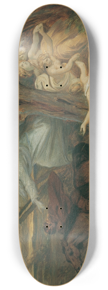 Moritz von Schwind - Der Erlknig 8.25 inch art skate deck