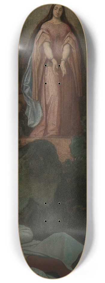 Moritz von Schwind - Der Traum des Ritters 8.25 inch art skate deck