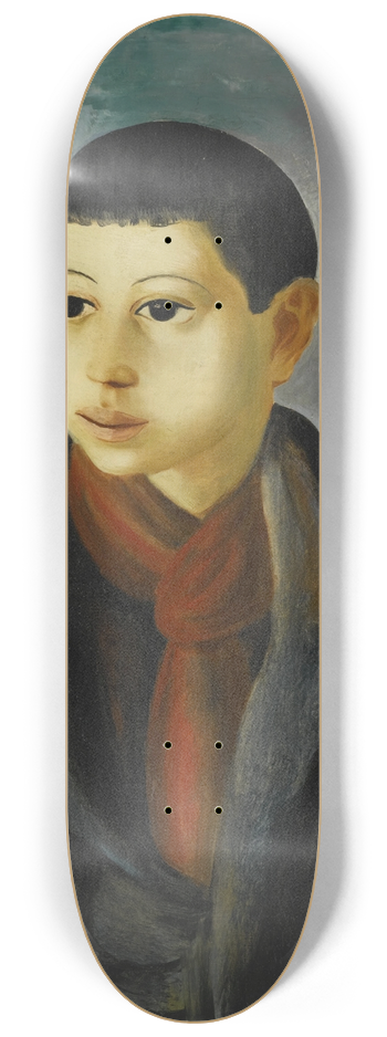 Mose Kisling - Portrait dun jeune garon 8.25 inch art skate deck