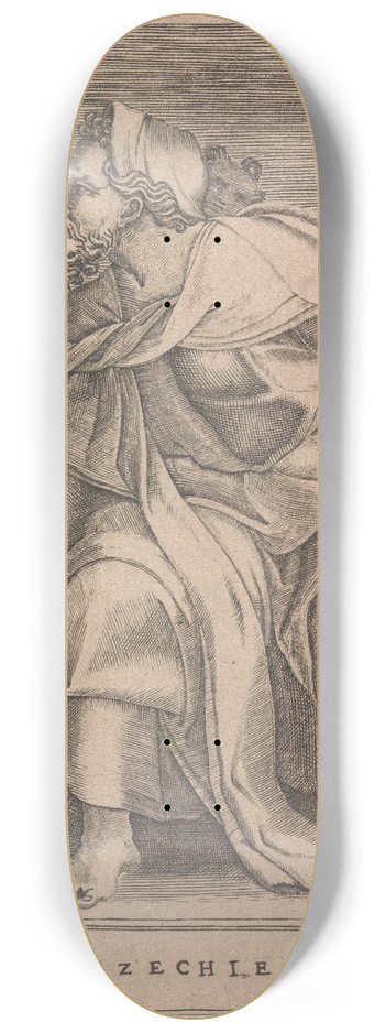 Adamo Scultori - The Prophet Ezekiel 8.25 inch art skate deck