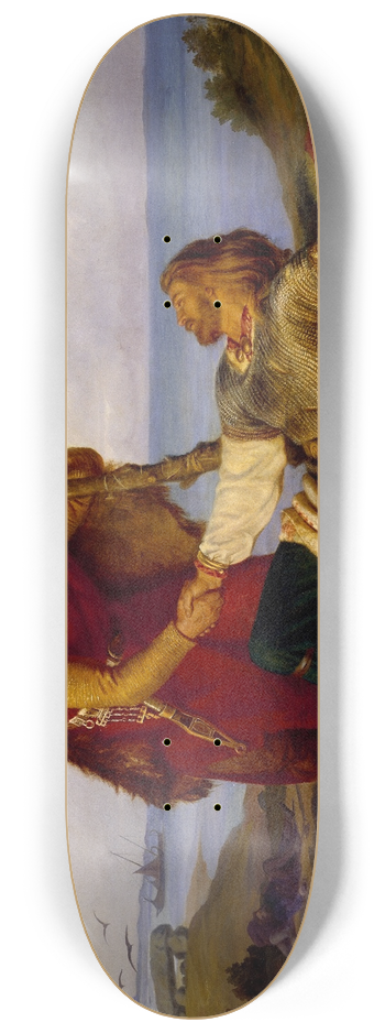 Mrten Eskil Winge - Hjalmar Parting From Orvar Odd After The Fight on Sams 8.25 inch art skate deck