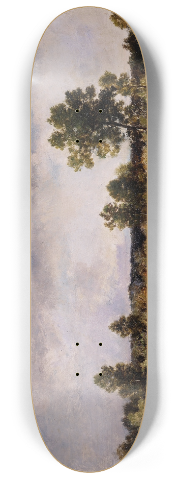 Narcisse-Virgile Diaz de La Pea - Clearing in the Forest 8.25 inch art skate deck