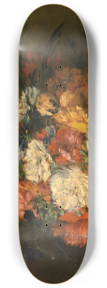 Narcisse-Virgile Diaz de La Pea - Flowers 8.25 inch art skate deck
