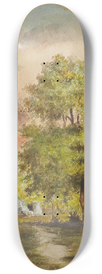 Narcisse-Virgile Diaz de La Pea - Vue dune clairire 8.25 inch art skate deck