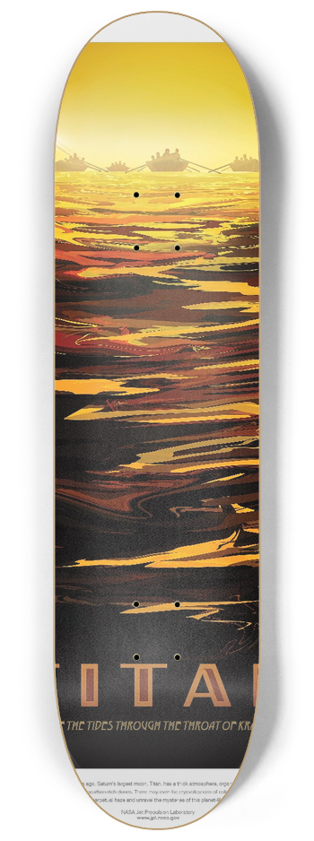 NASA - Titan 8.25 inch art skate deck