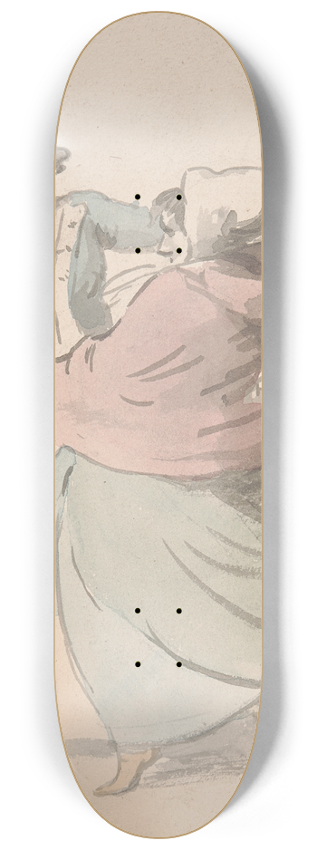 Nathaniel Dance Holland - Couple Dancing 8.25 inch art skate deck
