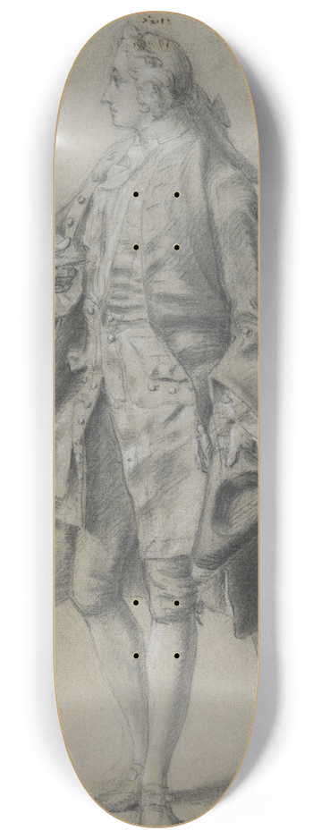 Nathaniel Smith - Study of a Man 8.25 inch art skate deck