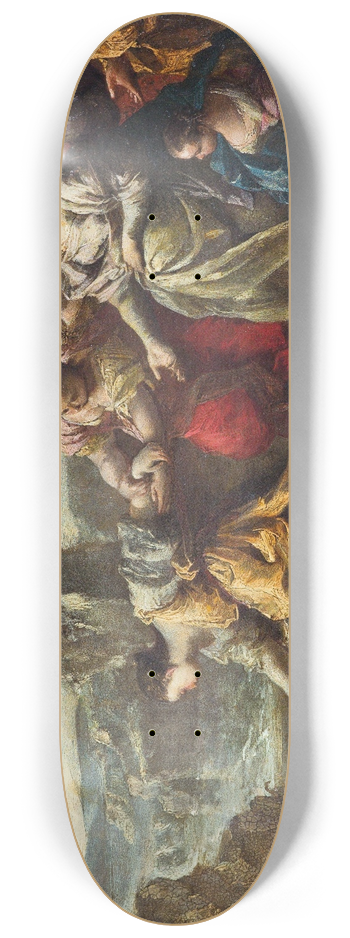 Neapolitan School - The Finding of Moses 8.25 inch art skate deck