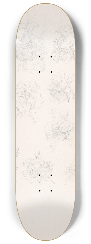 Nicaise De Keyser - Attitudes 8.25 inch art skate deck