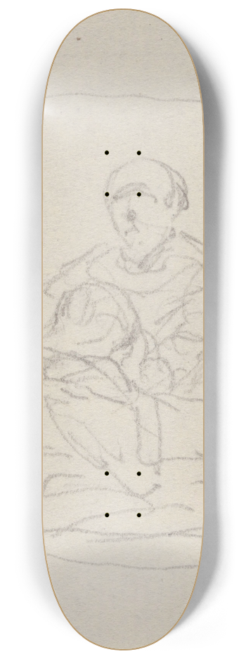 Nicaise De Keyser - Christopher Columbus and his Sick Son 8.25 inch art skate deck