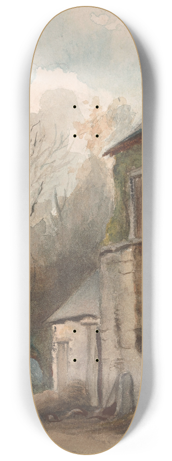 Nicaise De Keyser - Landscape with a House 3 8.25 inch art skate deck