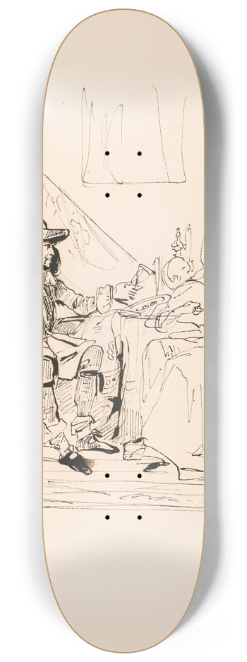 Nicaise De Keyser - Party Making Music 8.25 inch art skate deck