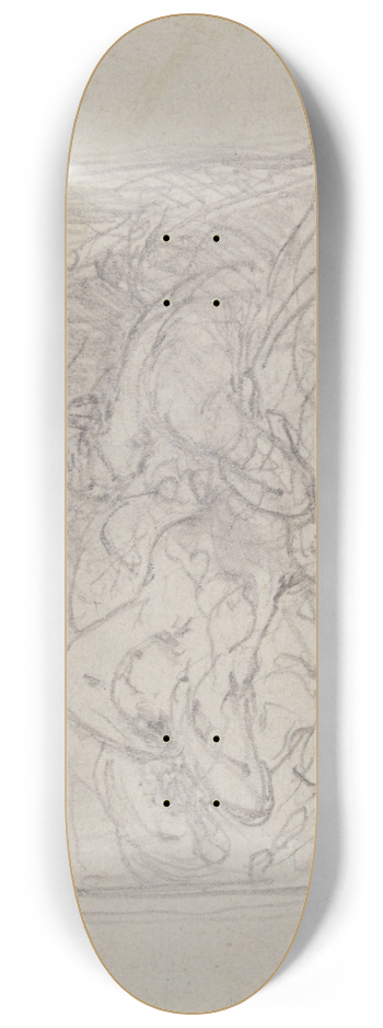 Nicaise De Keyser - Two Women 8.25 inch art skate deck