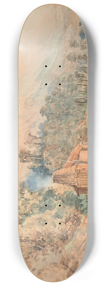 Nicholas Chevalier - Bennells Store, Lake Wakatipu 8.25 inch art skate deck