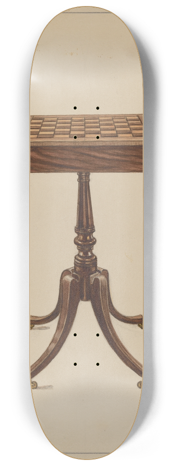 Nicholas Gorid - Checker Table 8.25 inch art skate deck