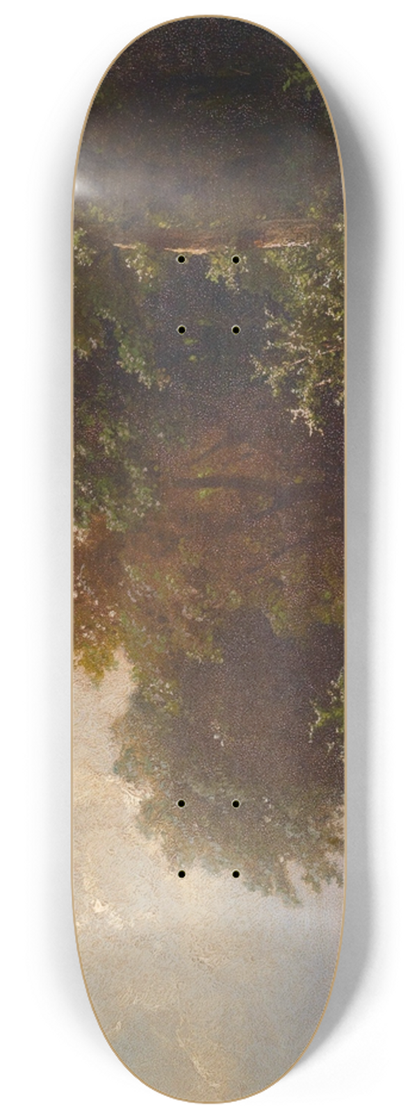 Johann Kautsky - Idylle am Seeufer 8.25 inch art skate deck