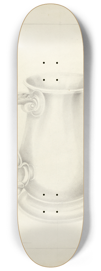 Nicholas Zupa - Silver Mug 8.25 inch art skate deck