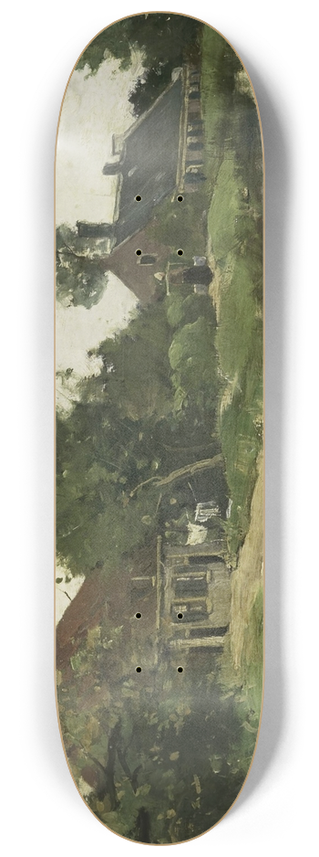 Nicolaas Bastert - Near Breukelen on the Vecht 8.25 inch art skate deck