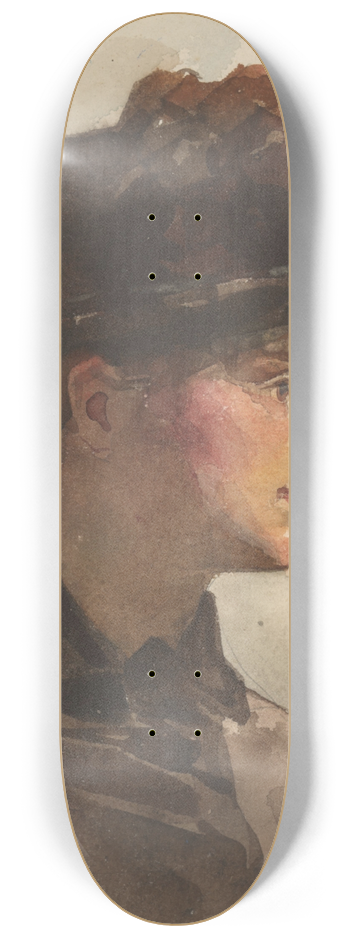 Nicolaas van der Waay - Damesportret 8.25 inch art skate deck