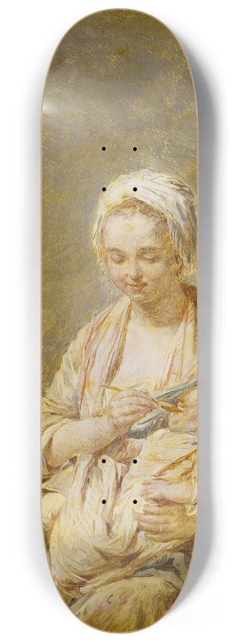 Nicolas Bernard Lpici - Le devoir maternel (Maternal Duty) 8.25 inch art skate deck
