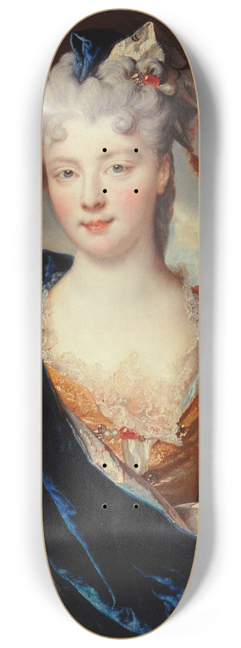 Nicolas de Largillire - Portrait prsum de Madame la duchesse de Beaufort 8.25 inch art skate deck
