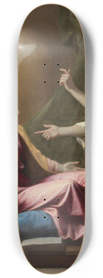 Nicolas Poussin - Annunciation 8.25 inch art skate deck