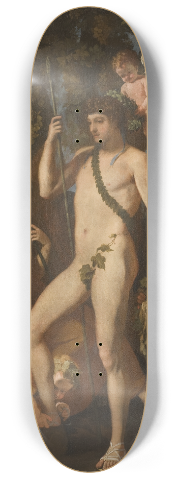 Nicolas Poussin - Bacchus-Apollo 8.25 inch art skate deck