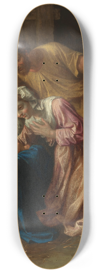 Nicolas Poussin - Birth of Christ 8.25 inch art skate deck