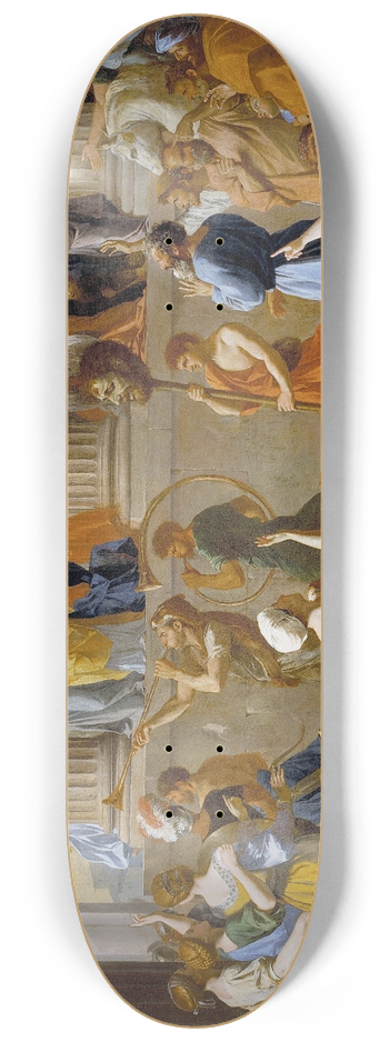 Nicolas Poussin - The Triumph Of David 8.25 inch art skate deck