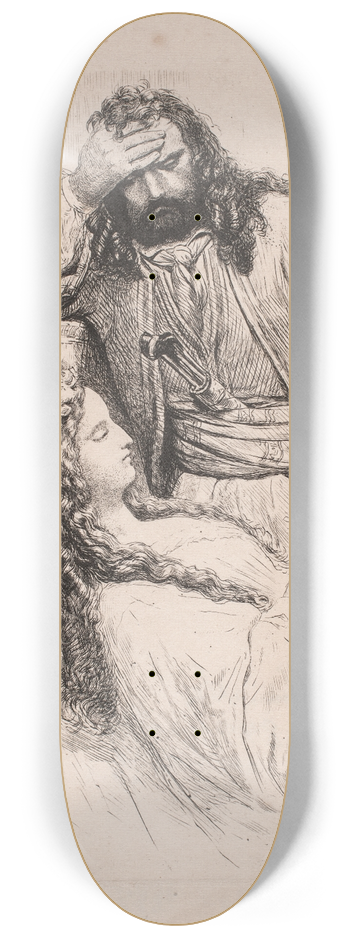 Niels Simonsen - Korsaren og hans brud 8.25 inch art skate deck