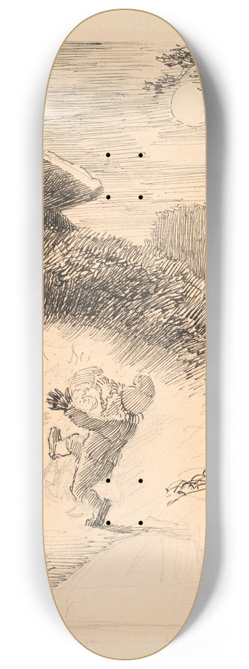 Niels Skovgaard - Trillevip 8.25 inch art skate deck