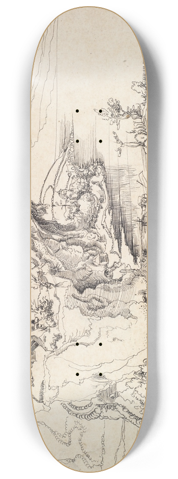 Niklaus Manuel - Bergwerk 8.25 inch art skate deck