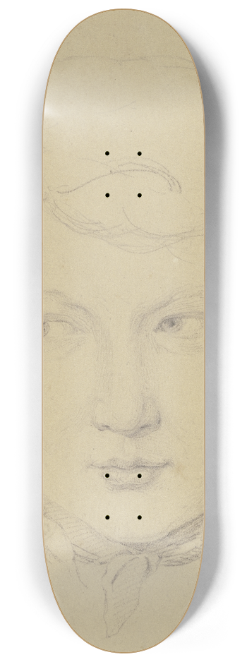 Nikolaus Hoff - Bildnis eines Waisenknaben 8.25 inch art skate deck