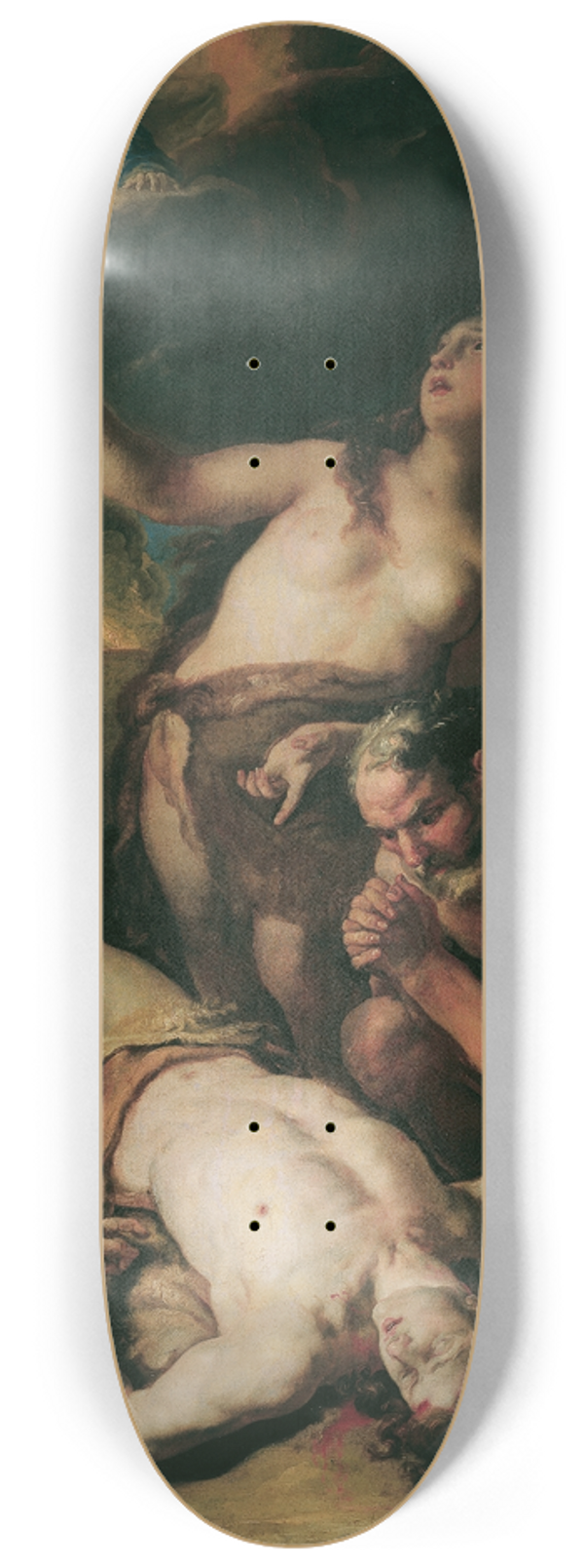 Johann Michael Rottmayr - Beweinung Abels 8.25 inch art skate deck