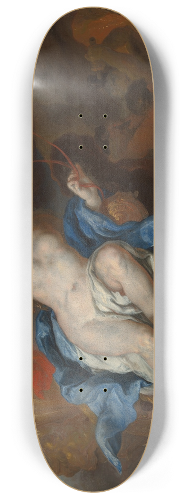 Johann Michael Rottmayr - Venus and Cupid at the Forge of Vulcan 8.25 inch art skate deck
